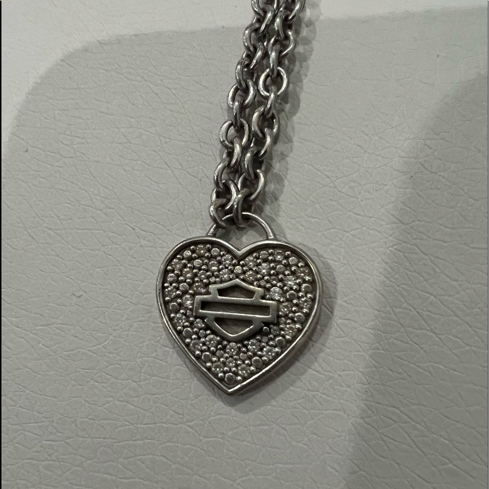 Authentic Harley Davidson Silver Necklace